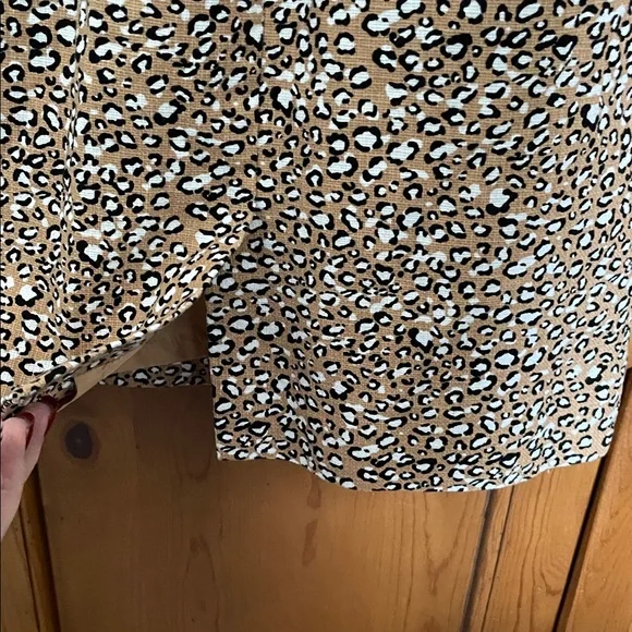 J. Crew Tan and Black Animal Print  Dress - Picture 6 of 6